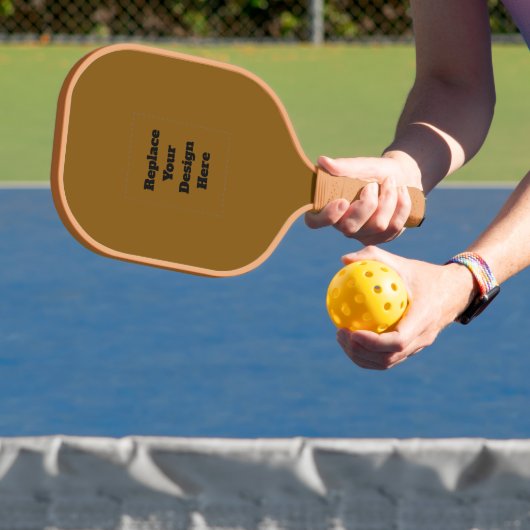 Create Your Own Brown Pickleball Paddle (Insitu)