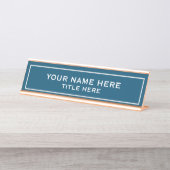 Create your own bureau naambordje (Voorkant)