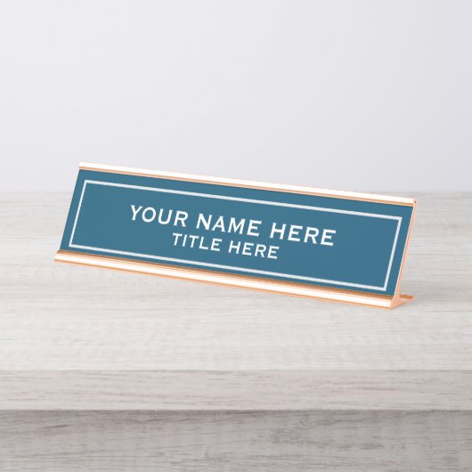 Create your own bureau naambordje (Voorkant)