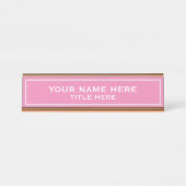 Create your own bureau naambordje (Voorkant)