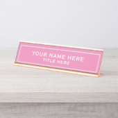 Create your own bureau naambordje (Voorkant)