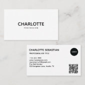 Create your own Business Card | QR code Visitekaartje (Voorkant / Achterkant)