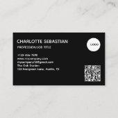 Create your own Business Card | QR code Visitekaartje (Achterkant)