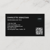 Create your own Business Card | QR code Visitekaartje (Achterkant)