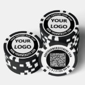 Create Your Own Business Logo Poker Chips Template (Opstapeling)