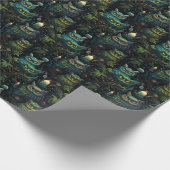 Create Your Own Candle Lit Goblin Owls Nest Cadeaupapier (Hoek)