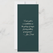 Create Your Own Capybaras Roses Bookmark Card (Achterkant)