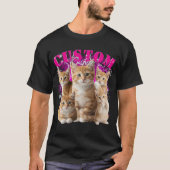 create your own cat or any pets 90s bootleg t-shirt (Voorkant)