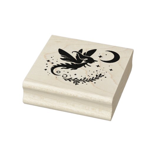 Create Your Own Celestial Fairy Dragon Witch Rubberstempel (Stempel)