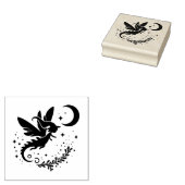 Create Your Own Celestial Fairy Dragon Witch Rubberstempel (Gestempeld)
