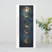 Create Your Own Changing Moons Bookmark Card (Staand voorkant)