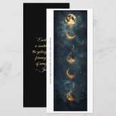 Create Your Own Changing Moons Bookmark Card (Voorkant / Achterkant)