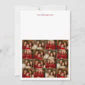 create your own Christmas Family Card (Achterkant)