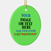 Create Your Own Christmas Gift: Personalized Keramisch Ornament (Rechts)