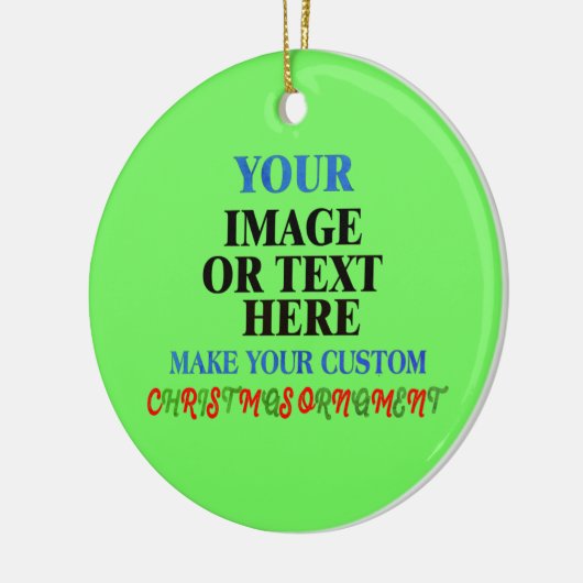 Create Your Own Christmas Gift: Personalized Keramisch Ornament (Links)