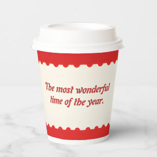 Create Your Own Christmas Holiday Paper Cups Papieren Bekers