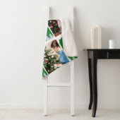 Create Your Own Christmas Photo Collage Sherpa Deken (In situ)