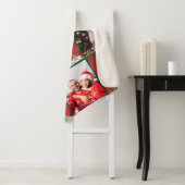 Create Your Own Christmas Photo Collage Sherpa Deken (In situ)