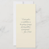 Create Your Own Chubby Hedgehog Bookmark Card (Achterkant)
