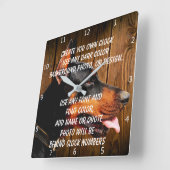 CREATE YOUR OWN CLOCK VIERKANTE KLOK (Hoek)