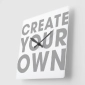 Create Your Own Clock Vierkante Klok (Hoek)