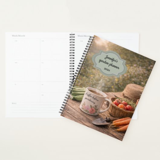Create your own coffee before gardening garden planner (Display)