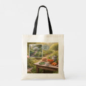 Create your own Coffee before gardening photo Tote Bag (Achterkant)
