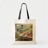 Create your own Coffee before gardening photo Tote Bag (Voorkant)