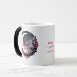 Create Your Own Colorful Floral Boho Moon Magische Mok