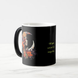 Create Your Own Colorful Floral Boho Moon Magische Mok