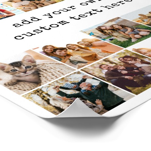Create Your Own Custom 25 Photo Collage Poster (Hoek)