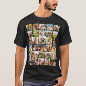 Create Your Own Custom 30 Photo Collage T-shirt (Voorkant)