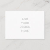 Create Your Own Custom 3.5" x 2.5" White Visitekaartje (Voorkant)