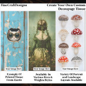 Create Your Own Custom 3 Photo Portrait Decoupage Tissuepapier