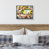 Create Your Own Custom 6 Photo Collage Canvas Afdruk (Insitu (Slaapkamer))