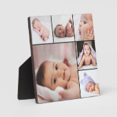 Create Your Own Custom 6 Photo Collage  Fotoplaat (Voorkant)