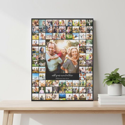 Create Your Own Custom 79 Photo Collage Canvas Afdruk