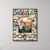 Create Your Own Custom 79 Photo Collage Canvas Afdruk (Voorkant)