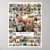 Create Your Own Custom 79 Photo Collage Poster (Voorkant)