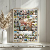 Create Your Own Custom 79 Photo Collage Poster