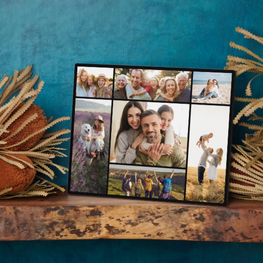 Create Your Own Custom 7 Photo Collage Fotoplaat (Zijkant)