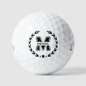 Create Your Own Custom Branded Monogram Golfballen (Voorkant)