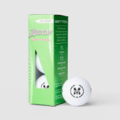 Create Your Own Custom Branded Monogram Golfballen (Verpakking)