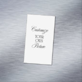 Create Your Own Custom Business Card Magnet Magnetisch Visitekaartje (Voorbeeld)