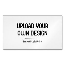 Create Your Own Custom Business Card Magnet Magnetisch Visitekaartje