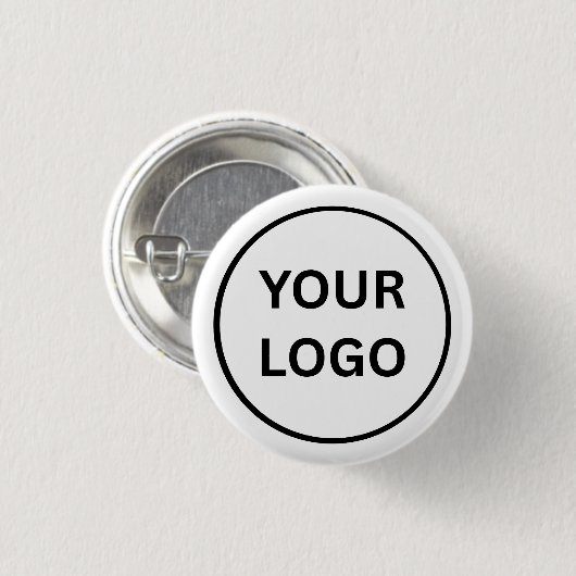 Create Your Own Custom Business Logo 1¼ Inc Button (Voorkant /achterkant)