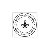 Create Your Own Custom Business Logo Rubber Stamp Rubberstempel (Afrduk)