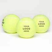 Create Your Own Custom Business Logo Tennisballen (Multi)