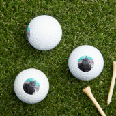 Create Your Own Custom Cat Owner Gift Pet Golfballen (Insitu Gras)