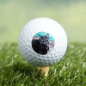 Create Your Own Custom Cat Owner Gift Pet Golfballen (Insitu Shirt)
